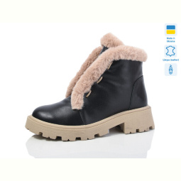 Ботинки Sali 333 чорний к. кап.п. зима