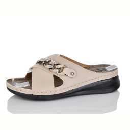 Шлепки DeMur 3001-9 beige