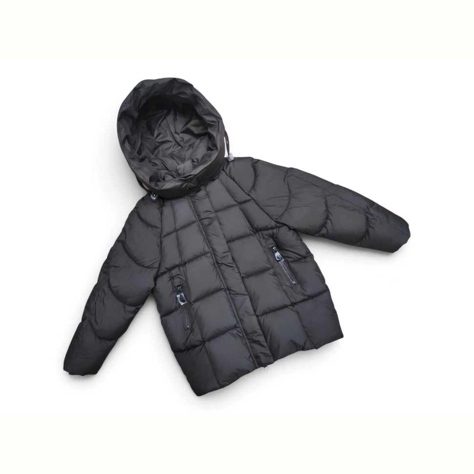 Куртка Kids-modnik 66-136 чорний шоколад