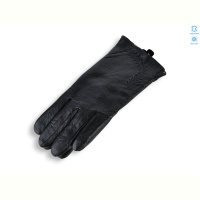 Перчатки Королева 0021Ж шкіра вовна black