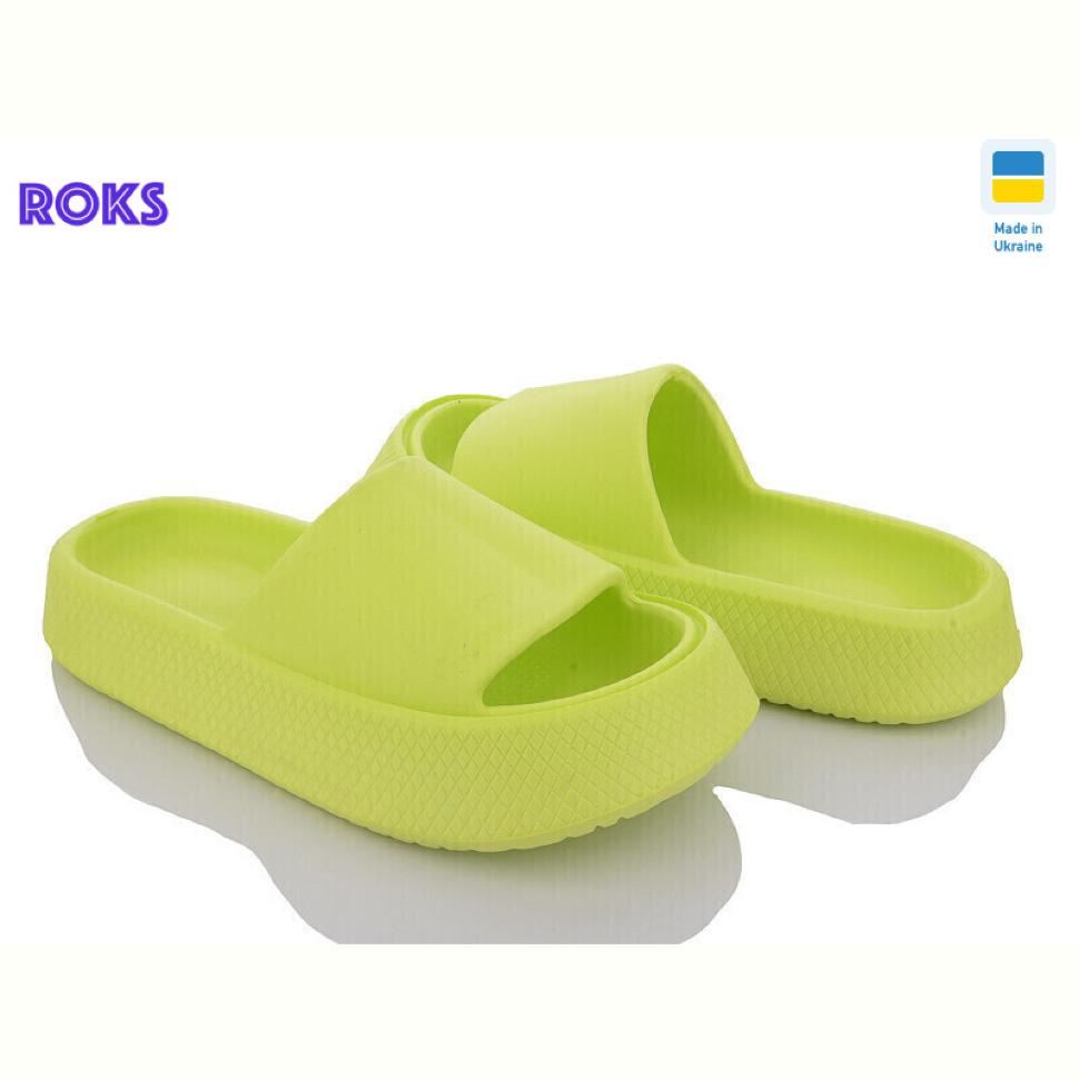 Шлепки Roks Progress 139 салатовий old Шлепки Roks Progress 139 салатовий old