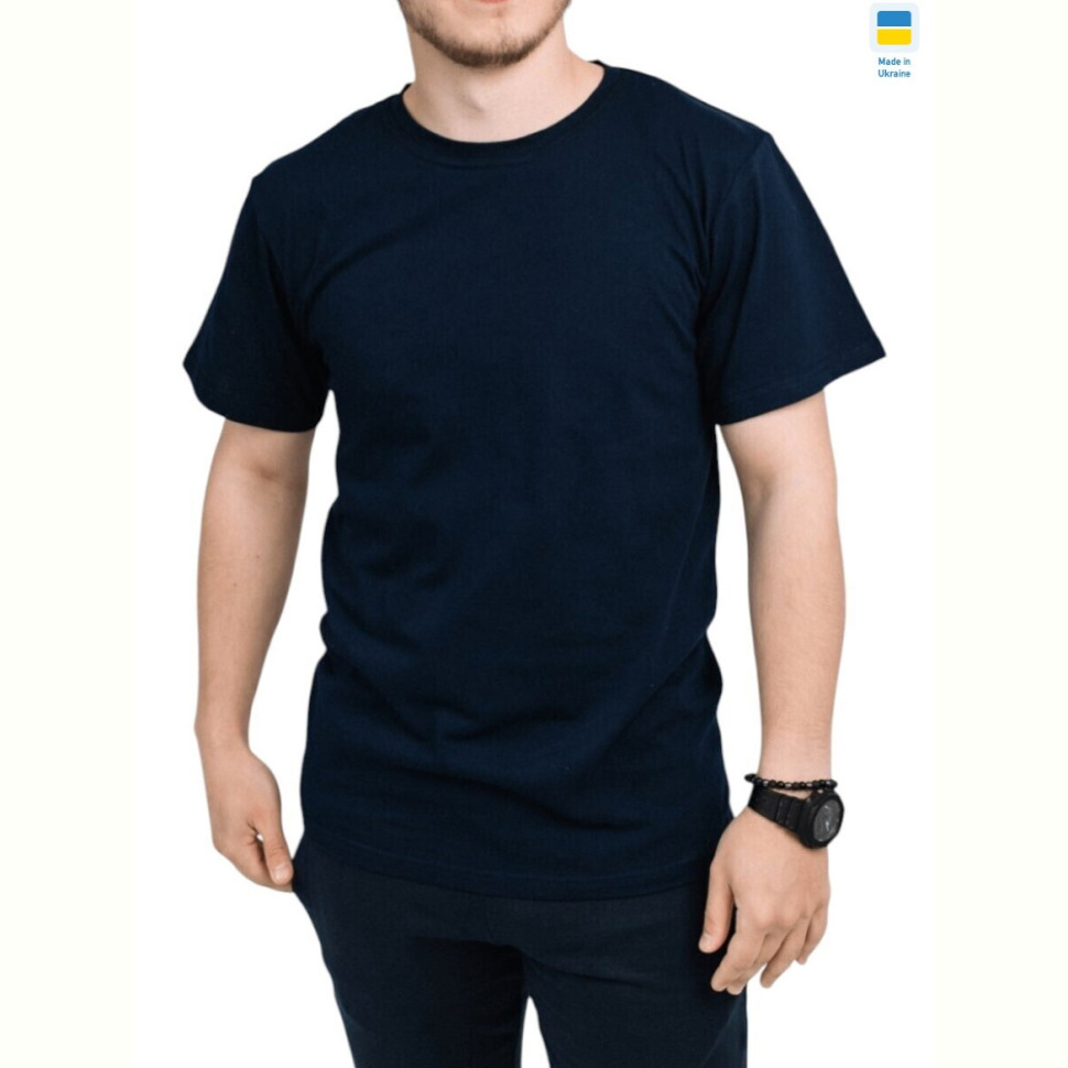 Футболка Sport style 08 т.синій