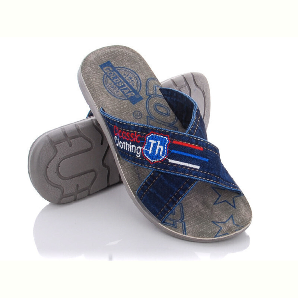 Шлепки DeMur MD2026-2-6126 blue Шлепки DeMur MD2026-2-6126 blue