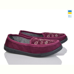 Тапки Lot Shoes Бабушка бордо