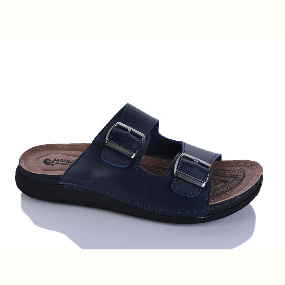 Шлепки Oscar 01-42 синій к.