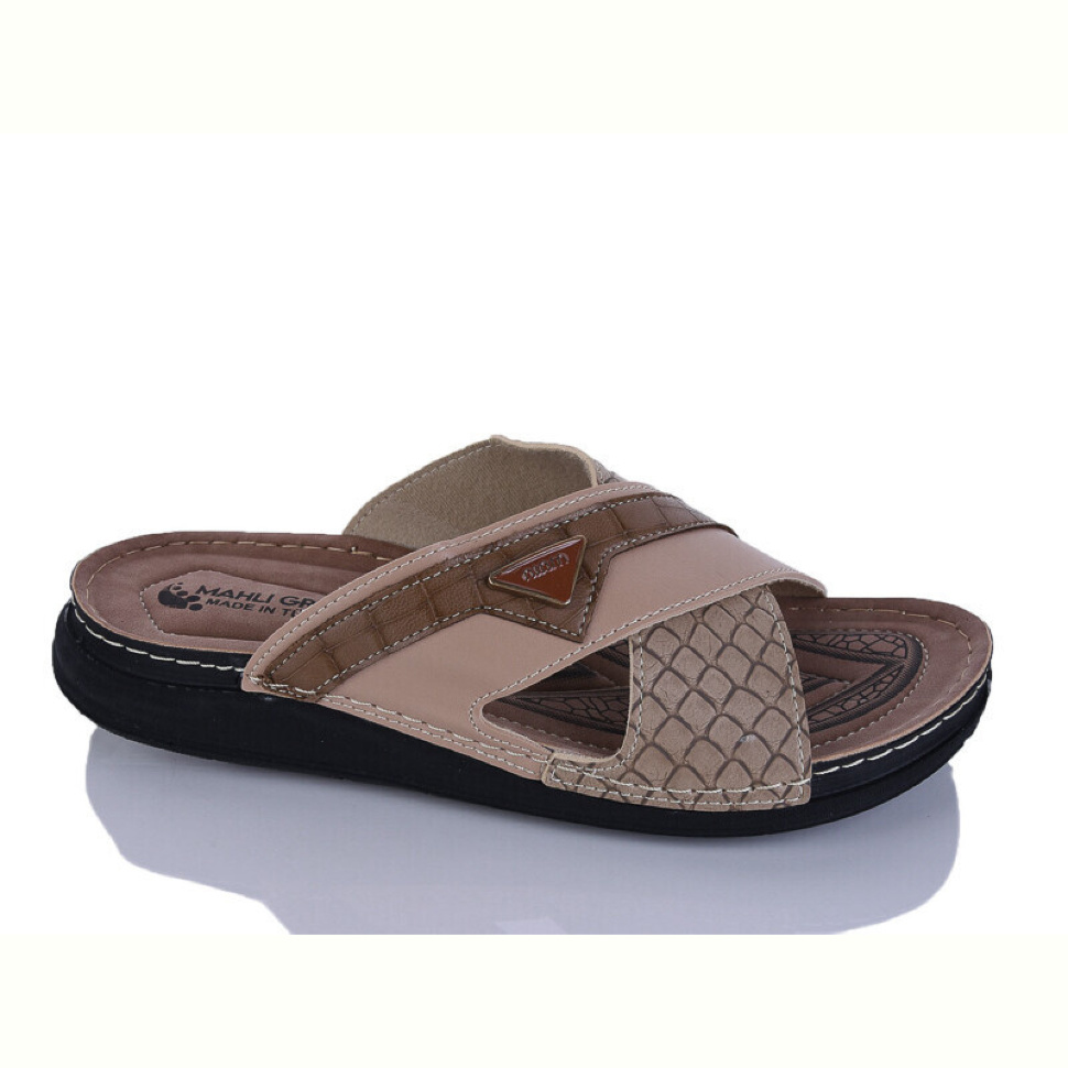 Шлепки Oscar 01-26 беж к.