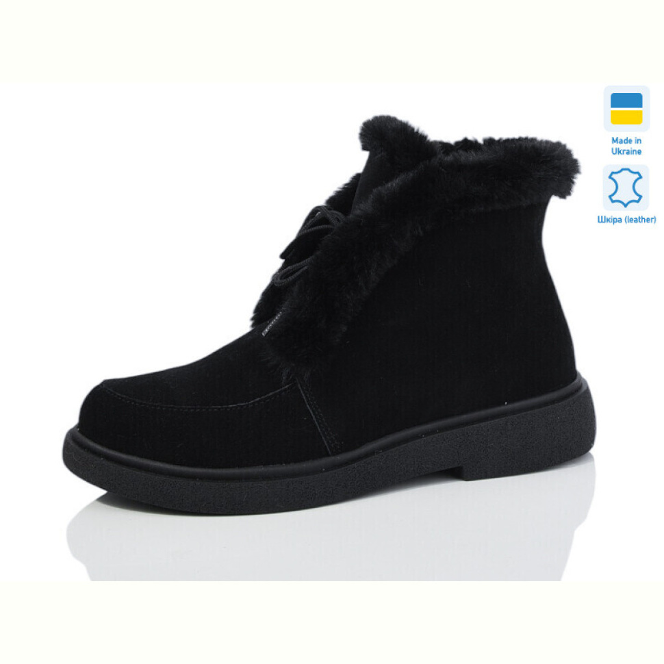 Ботинки Sali 111 чорний з. зима