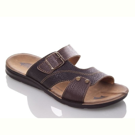 Шлепки DeMur M6834 black-brown
