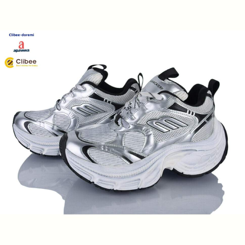 Кроссовки Clibee-Doremi AD23991-2 grey-white