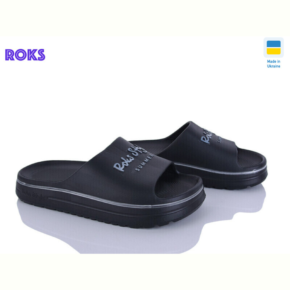 Шлепки Roks 540-010 чорний