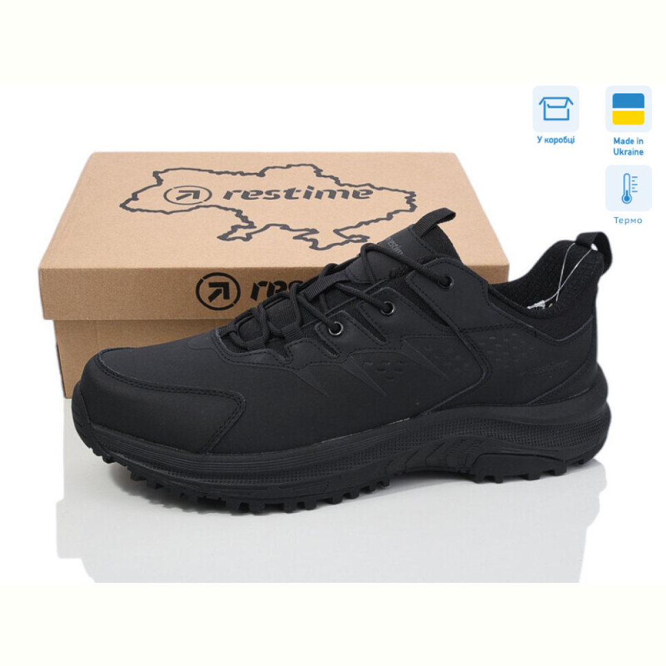 Кроссовки Restime TG024463 black термо
