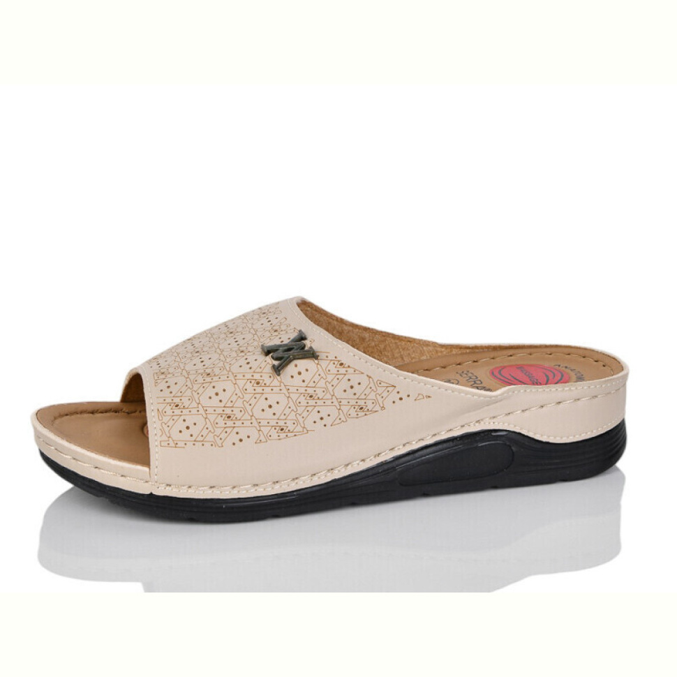 Шлепки DeMur 3001-8 beige