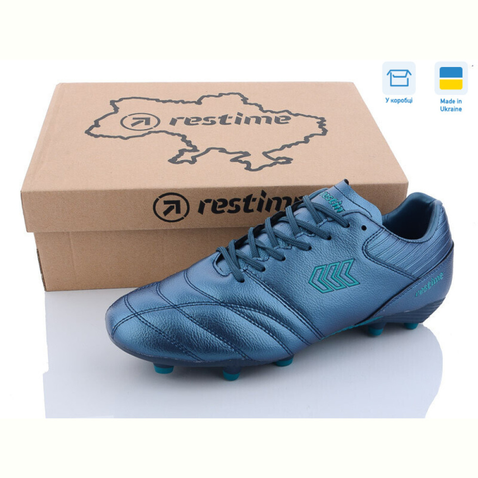 Футбольная обувь Restime DM023102-2 navy-cyan
