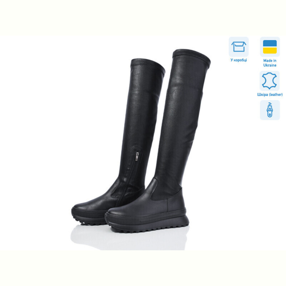 Ботфорты Mona Lisa 93-1 чорний к. Ботфорты Mona Lisa 93-1 чорний к.