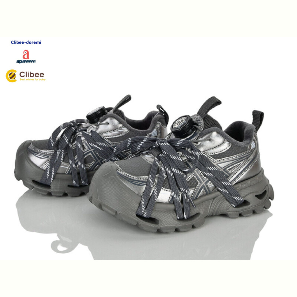 Кроссовки Clibee-Doremi 59A2285 grey фліс