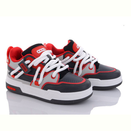 Кроссовки Violeta 149-33 black-red