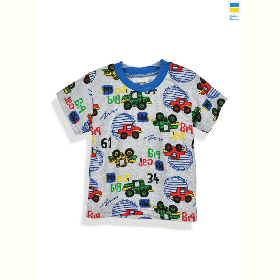 Футболка Kir15 11126 сірий Футболка Kir15 11126 сірий