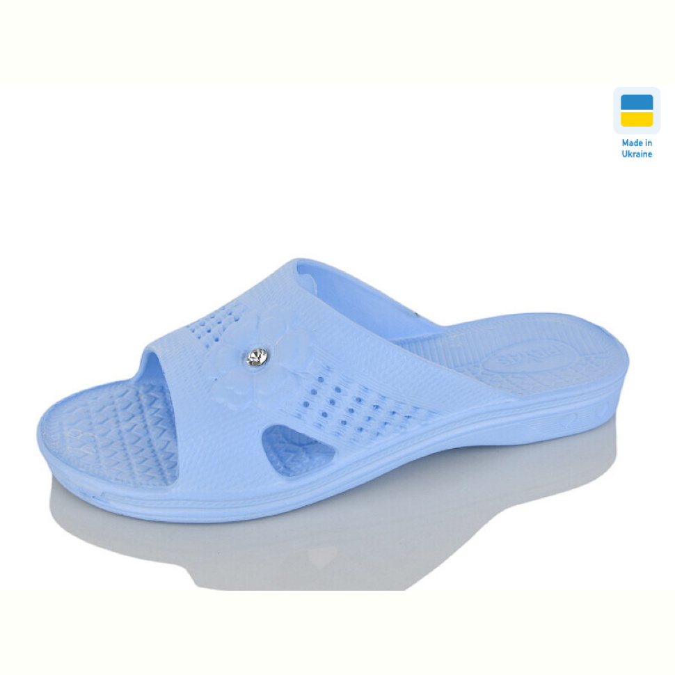 Шлепки Lot Shoes Камінчик новий блакитний