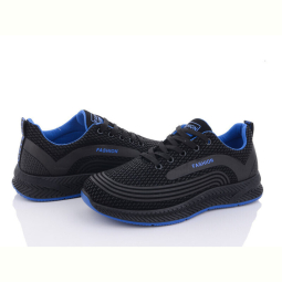 Кроссовки Violeta 197-144 black-blue