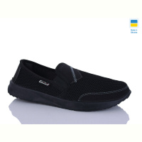 Слипоны DeMur 6148 чорний