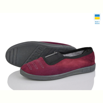 Тапки Lot Shoes Замочок бордо