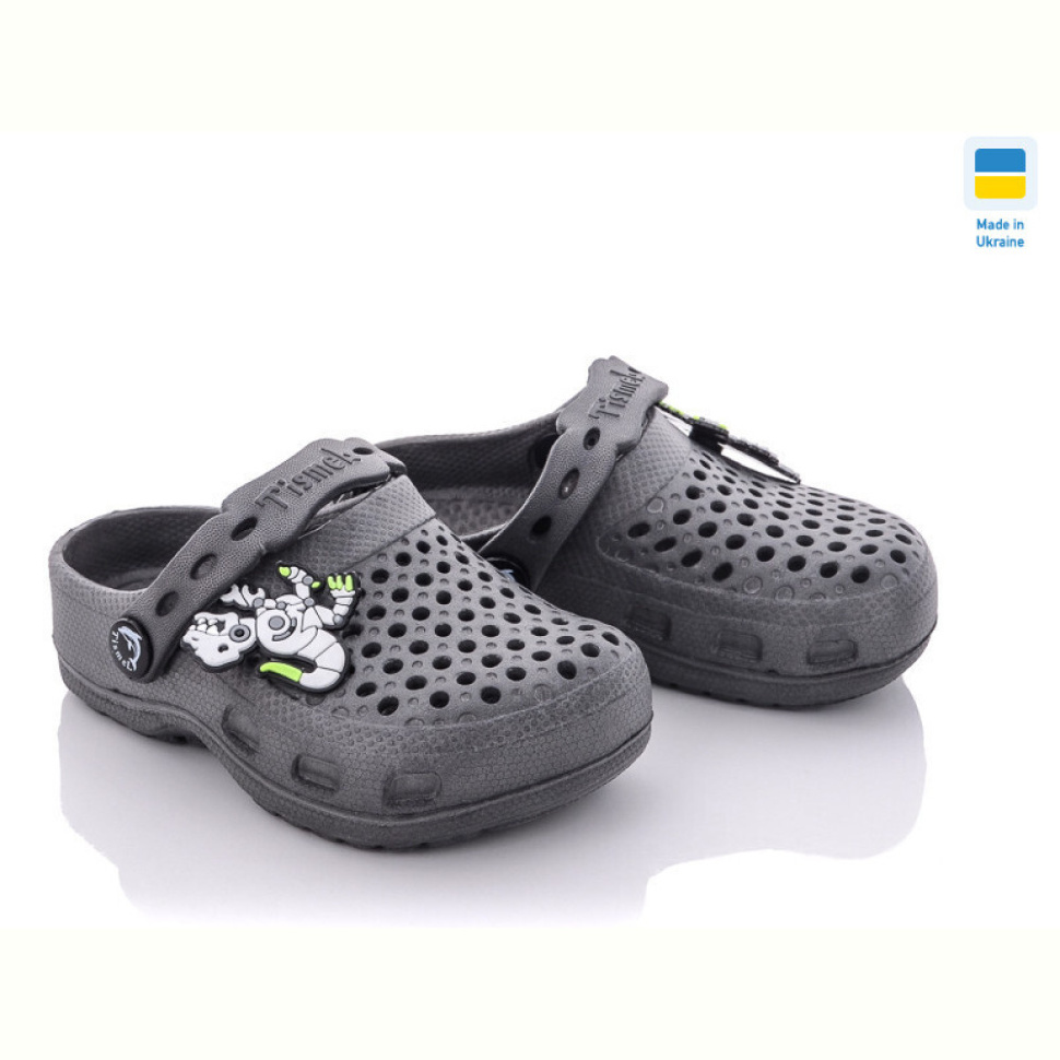 Кроксы Vladimir ТС Укр крокс сірий