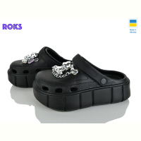 Кроксы Roks 152-024 чорний