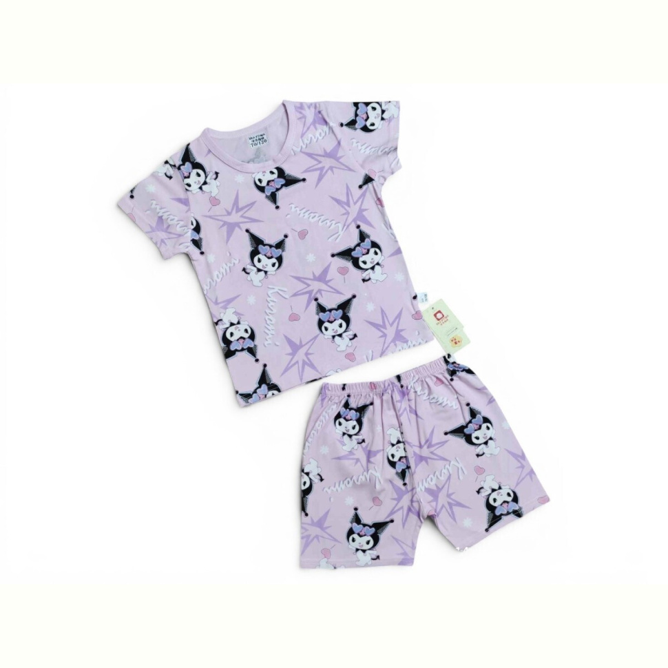 Костюм Kids-modnik 2620 комплект футболка-шорти св.рожевий