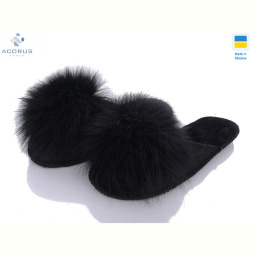 Тапки Acorus Пушки фетрові чорний