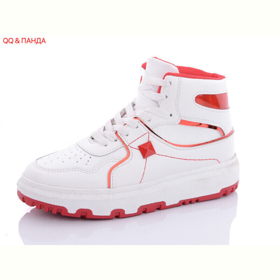 Кроссовки QQ&Панда BK72 white-red