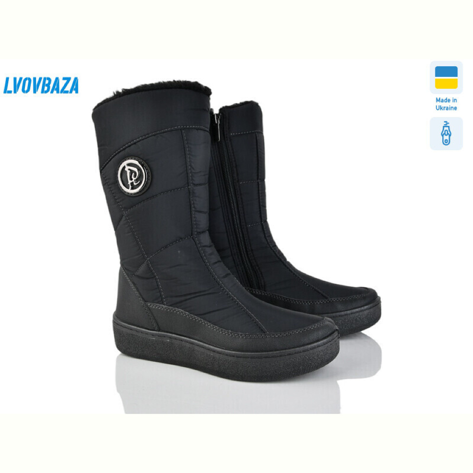 Дутики Lvovbaza Paolla N274 чорний
