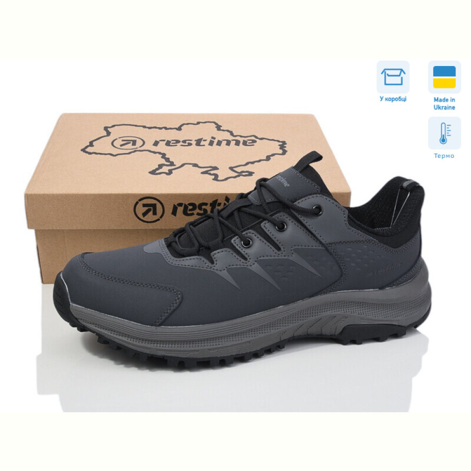 Кроссовки Restime TG024463 d.grey термо