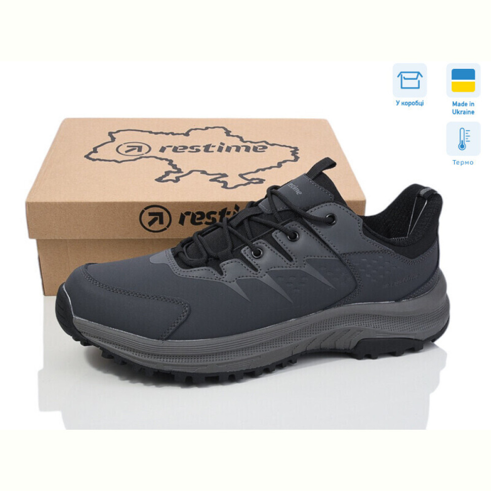 Кроссовки Restime TG024463 d.grey термо