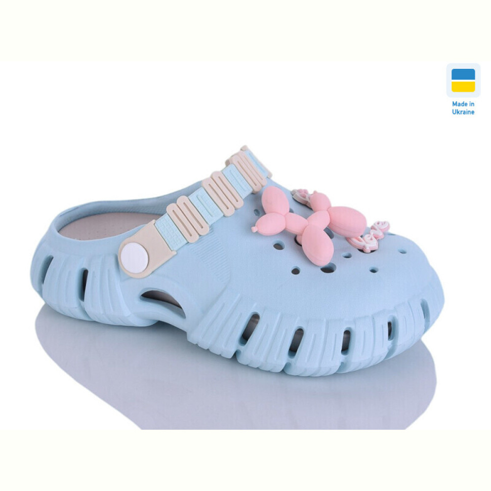 Кроксы DeMur 6012 блакитний