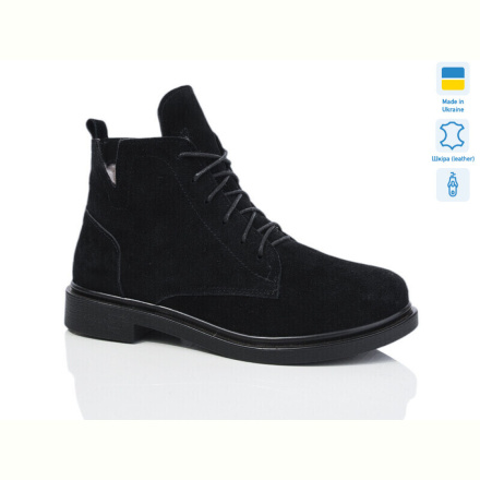 Ботинки Sali 3-1 чорни з. зима