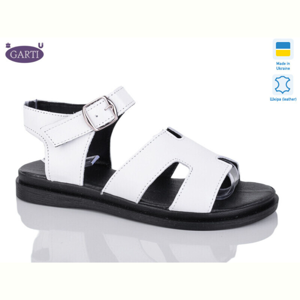 Босоножки Garti 0194 біла шкіра