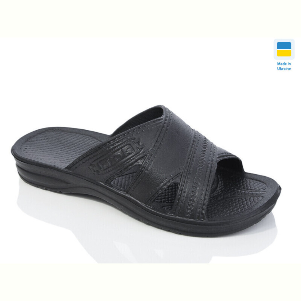 Шлепки Lot Shoes N54 чорний Шлепки Lot Shoes N54 чорний