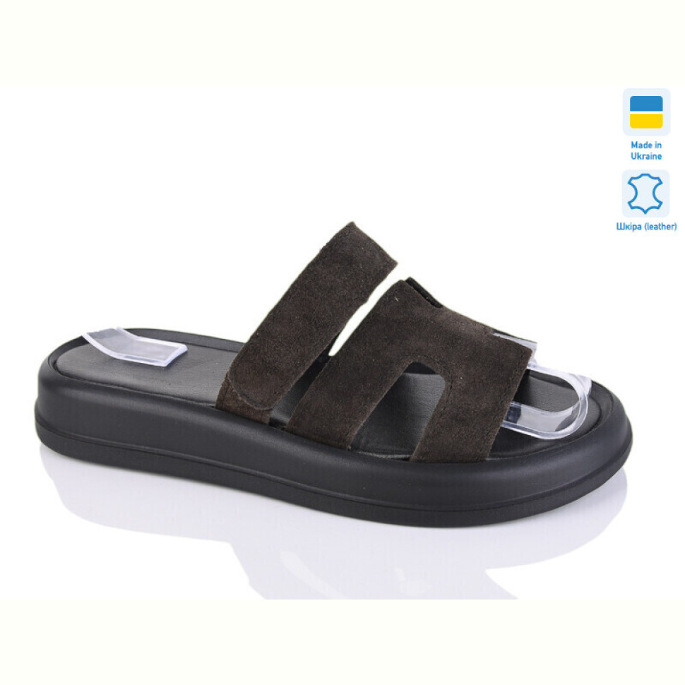 Шлепки Sali 1502-25 корич.з.