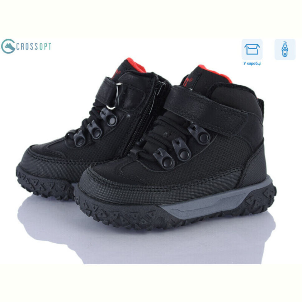 Ботинки CROSSOPT HA602-4 black-red