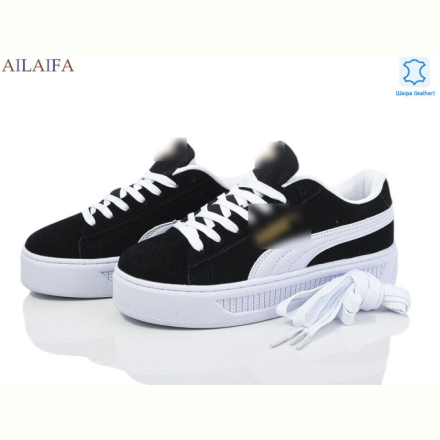 Кроссовки Ailaifa H37 -3black-white