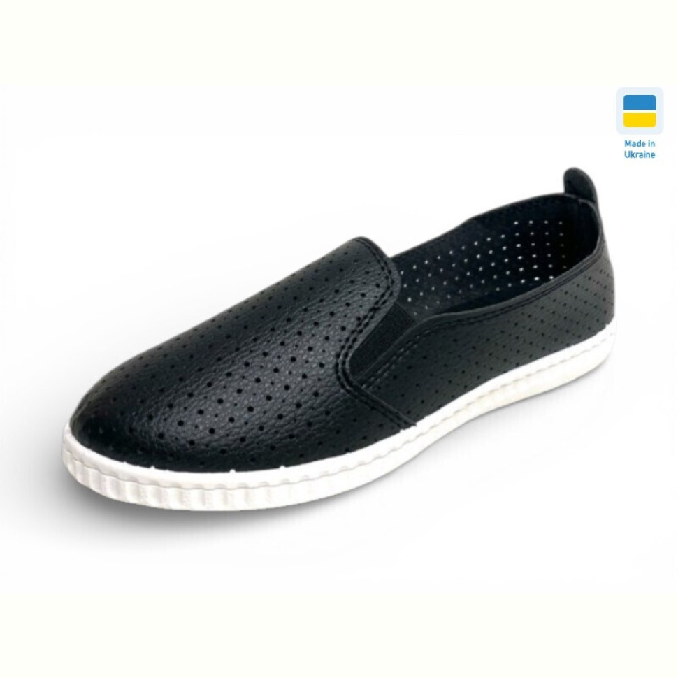 Шлепки Rai shoes 1033 чорний