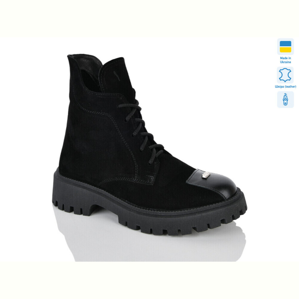Ботинки Sali 506 чорний з. демі