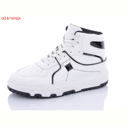 Кроссовки QQ&amp;Панда BK72 white-black