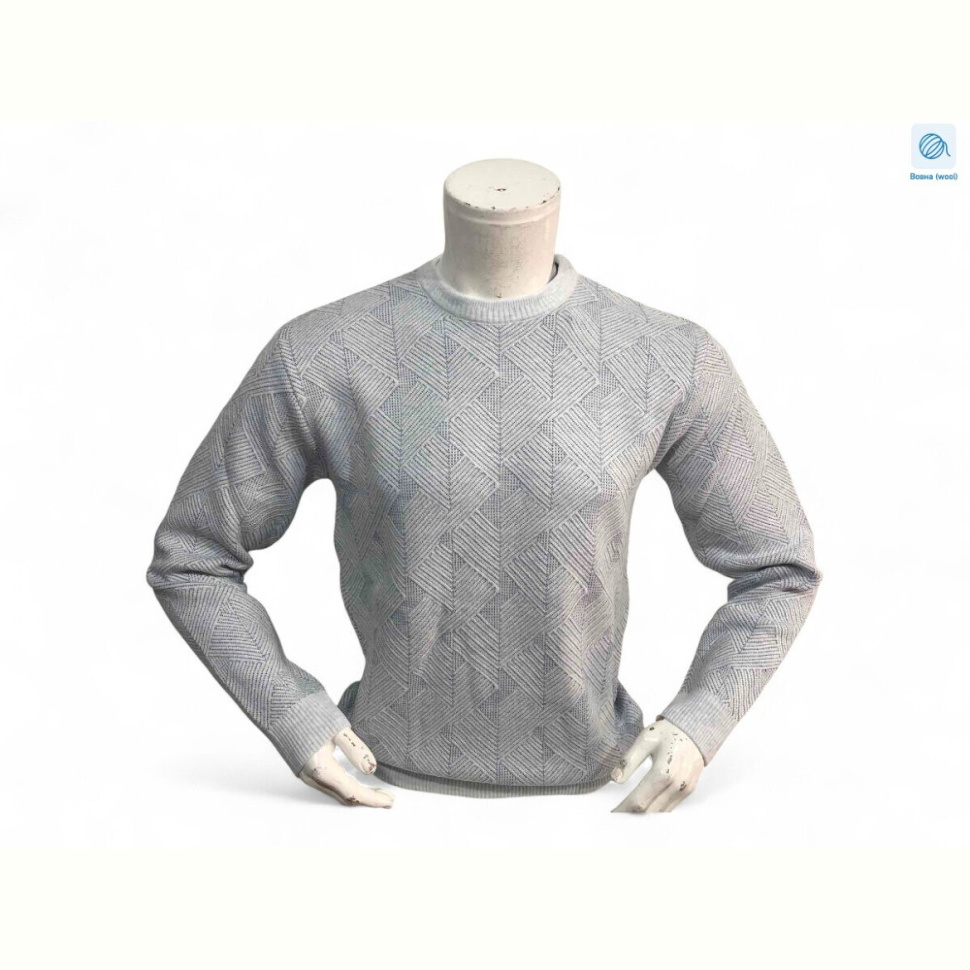 Свитер TurkishBrend 25019 сірий Свитер TurkishBrend 25019 сірий