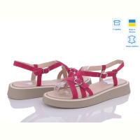 Босоножки G-Aira 465  малиновий замш