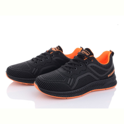 Кроссовки Violeta 197-142 black-orange