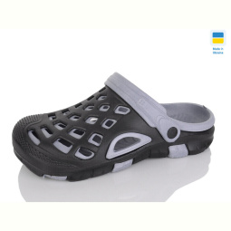 Кроксы SANLIN 2 308 чорно-сірий