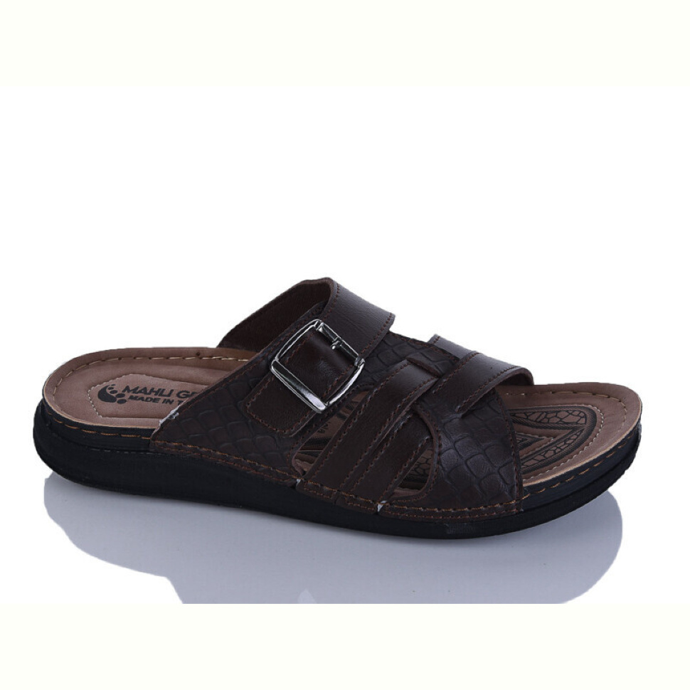 Шлепки Oscar 01-18 корич.к.