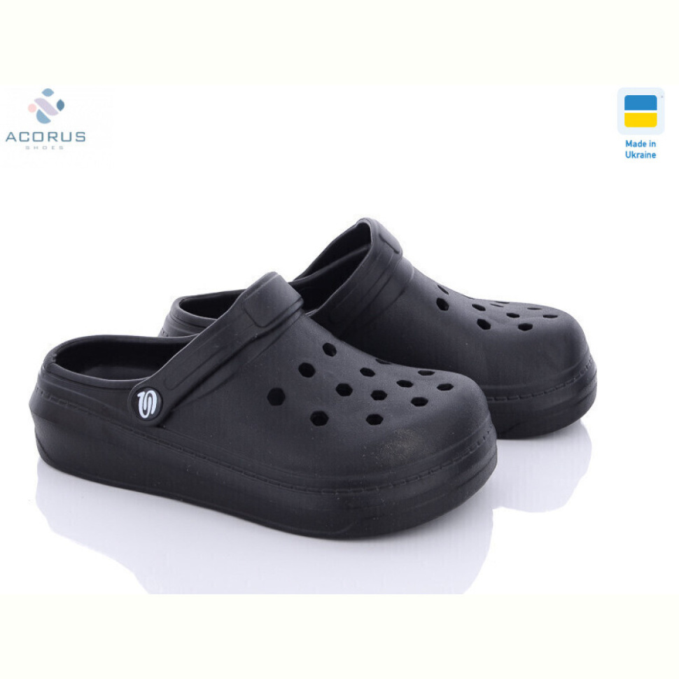 Кроксы Acorus 312 black