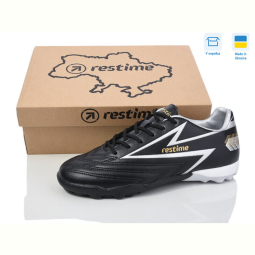 Футбольная обувь Restime DM024127-1 black-white